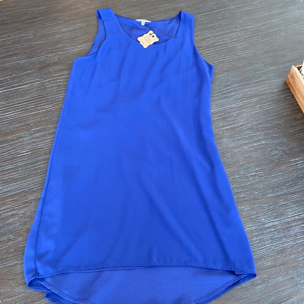 Beautiful Naked Zebra dress in royal blue/purple hue. New with tags.